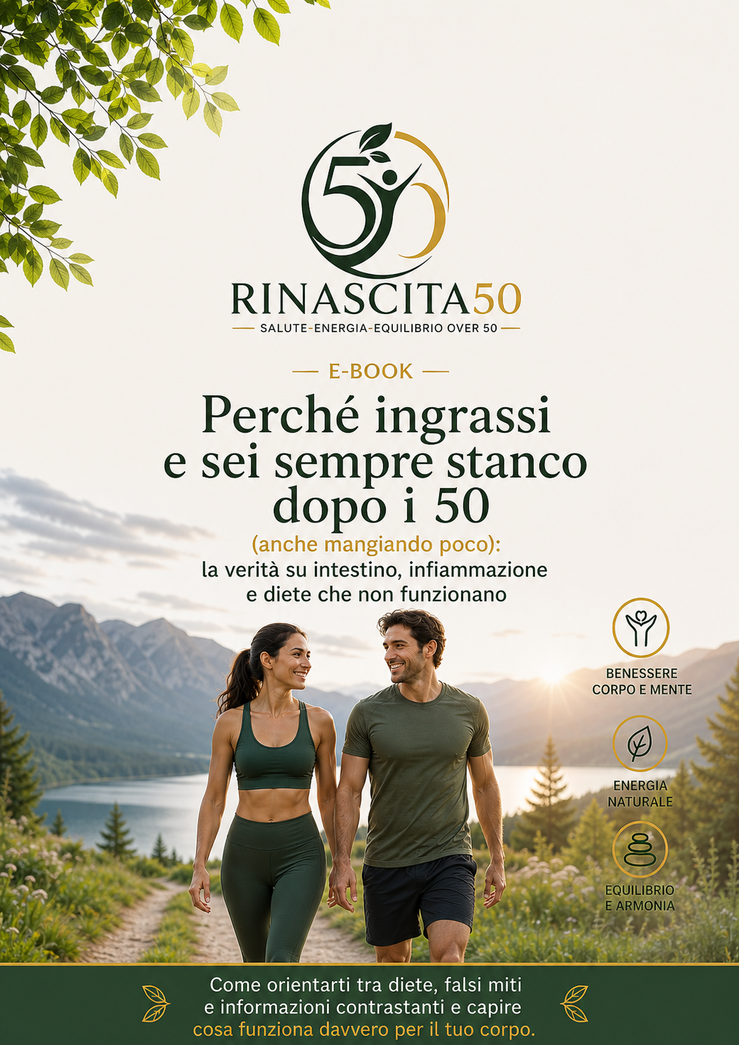Copertina e-book Perché ingrassi e sei sempre stanco dopo i 50